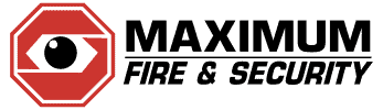 Maximum fire & security logo.